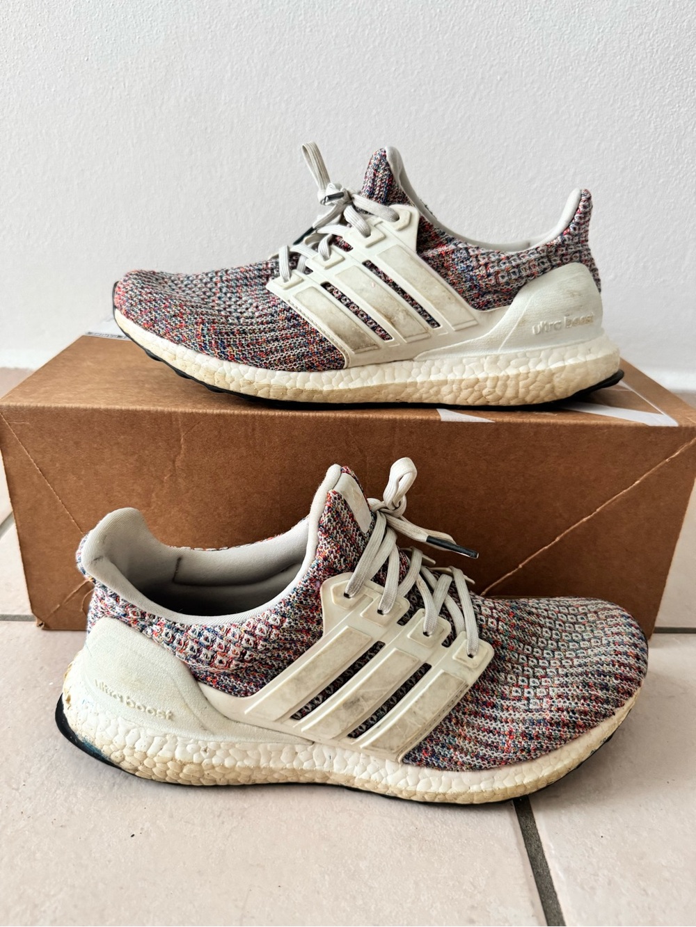 Adidas Multicolor Ultraboost Knit Running Shoes